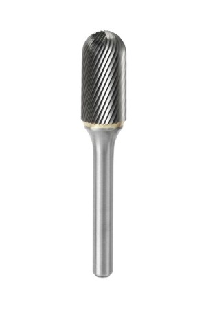 Fresa cilindrica a testa sferica: D. 11 mm, gambo 6 mm, tagliente 2