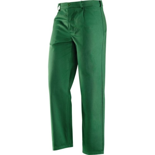 Pantalone SUPERMASSAUA: colore verde, 100% cotone sanforizzato, tg. 58