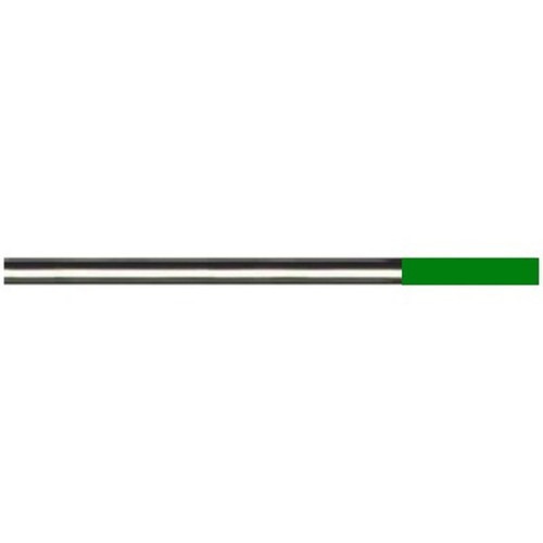 Elettrodo-TUNGSTENO PURO-Mod. W 20-D. 3,2 mm-lunghezza 175 mm-colore verde
