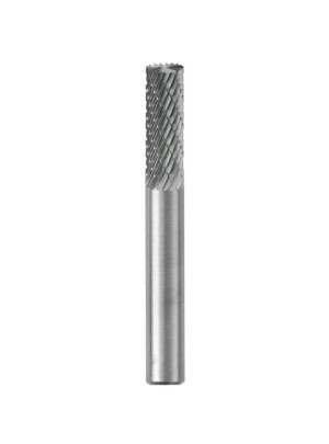 Fresa cilindrica con testa tagliente, in miniatura: D. 3 mm, gambo 3 mm, tagliente 6