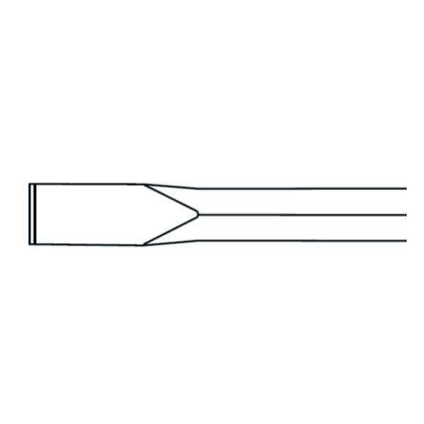 Utensile a scalpello stretto: attacco C15, larghezza 20 mm, lunghezza tot. 450 mm