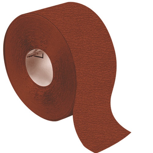 Rotolo abrasivo: tela R222 cotone, 120x50 Mt, Gr. 80