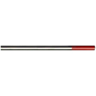 Elettrodo TORIATO 2% Mod. WT 20: D. 1,0 mm (0,40"), lunghezza 175 mm, colore rosso