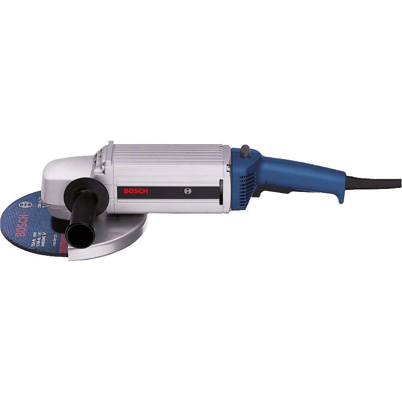 Smerigliatrice angolare HWS 88/230: potenza 1.950W, 72V, 200Hz, velocità 6.600 rpm, D.mola 230 mm, p