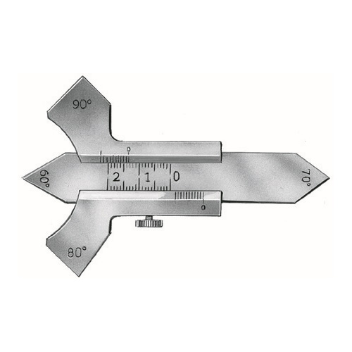 Calibro 3987G: per la misurare i cordoni di saldatura, con punte 60°-70°-80°-90°, in acciao inox cor