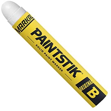 Marcatore a vernice B PAINTSTIK: colore bianco, a bastoncino, D. 17 mm, lunghezza 115 mm, resistente