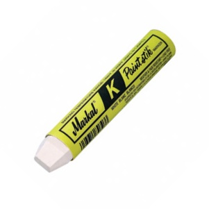 Marcatore a vernice Mod. K PAINTSTIK: colore bianco, a bastoncino, D. 19 mm, lunghezza 115 mm