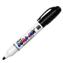 Marcatore a vernice Mod. DURA-INK 60: colore nero, indelebile, punta 3 mm