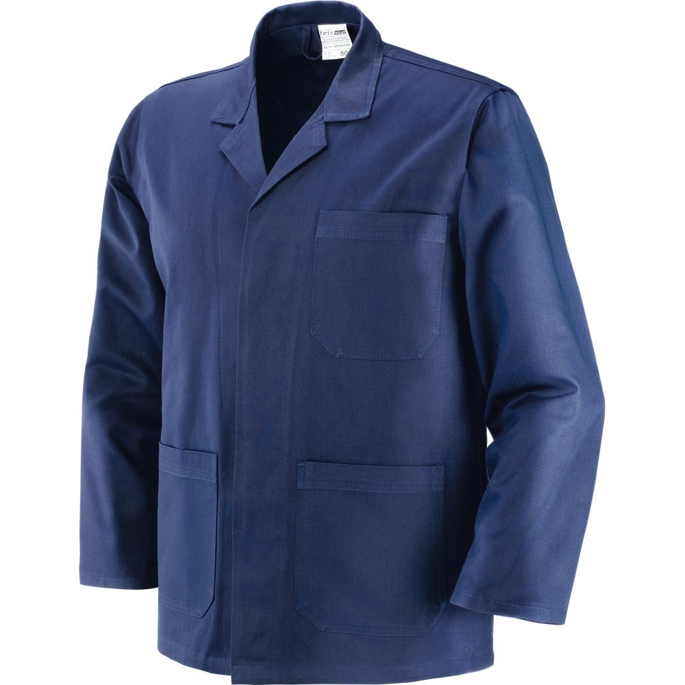 Giacca Mod. SUPERMASSAUA: colore blu, 100% cotone sanforizzato, peso 270 g/m2, maniche a giro, tg. 5