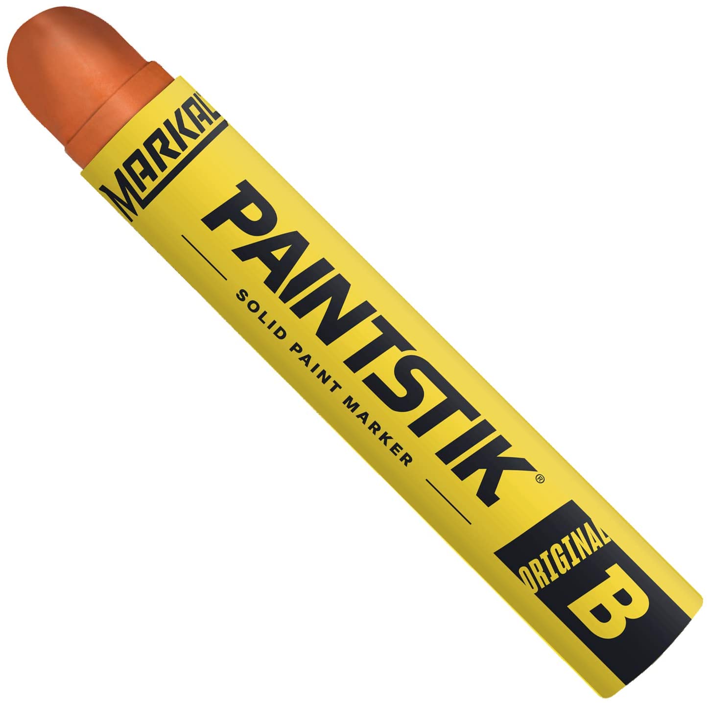 Marcatore a vernice B PAINTSTIK: colore arancione, a bastoncino, D. 17 mm, lunghezza 115 mm, resiste