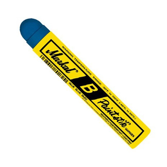 Marcatore a vernice B PAINTSTIK: colore blu, a bastoncino, D. 17 mm, lunghezza 115 mm, resistente al