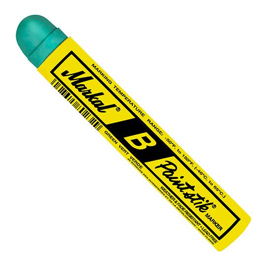 Marcatore a vernice B PAINTSTIK: colore verde, a bastoncino, D. 17 mm, lunghezza 115 mm, resistente 