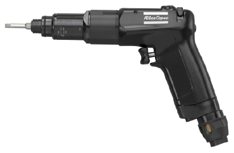 Cacciavite a pistola Mod. S2450-P: range coppia 2,4-5 Nm, velocità a vuoto 1.100 r/min, M5, peso 1,1