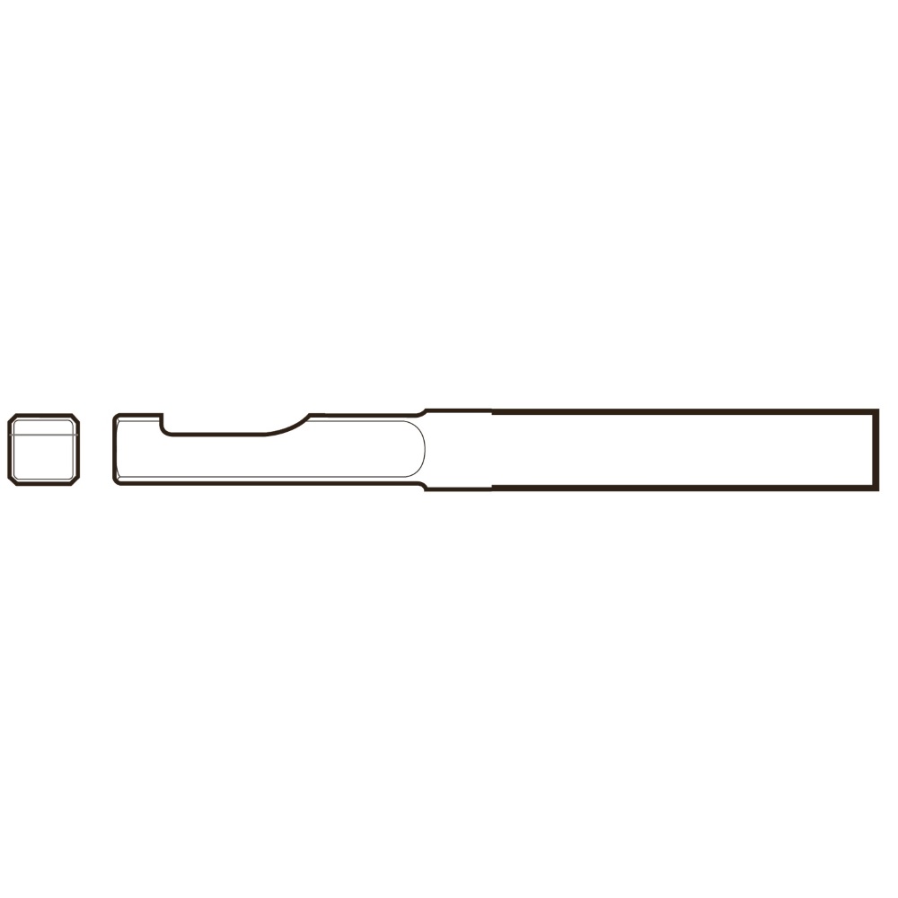 Utensile  semifinito cilindrico : larghezza 16 mm, lunghezza 300 mm, per Mod. P2535-H