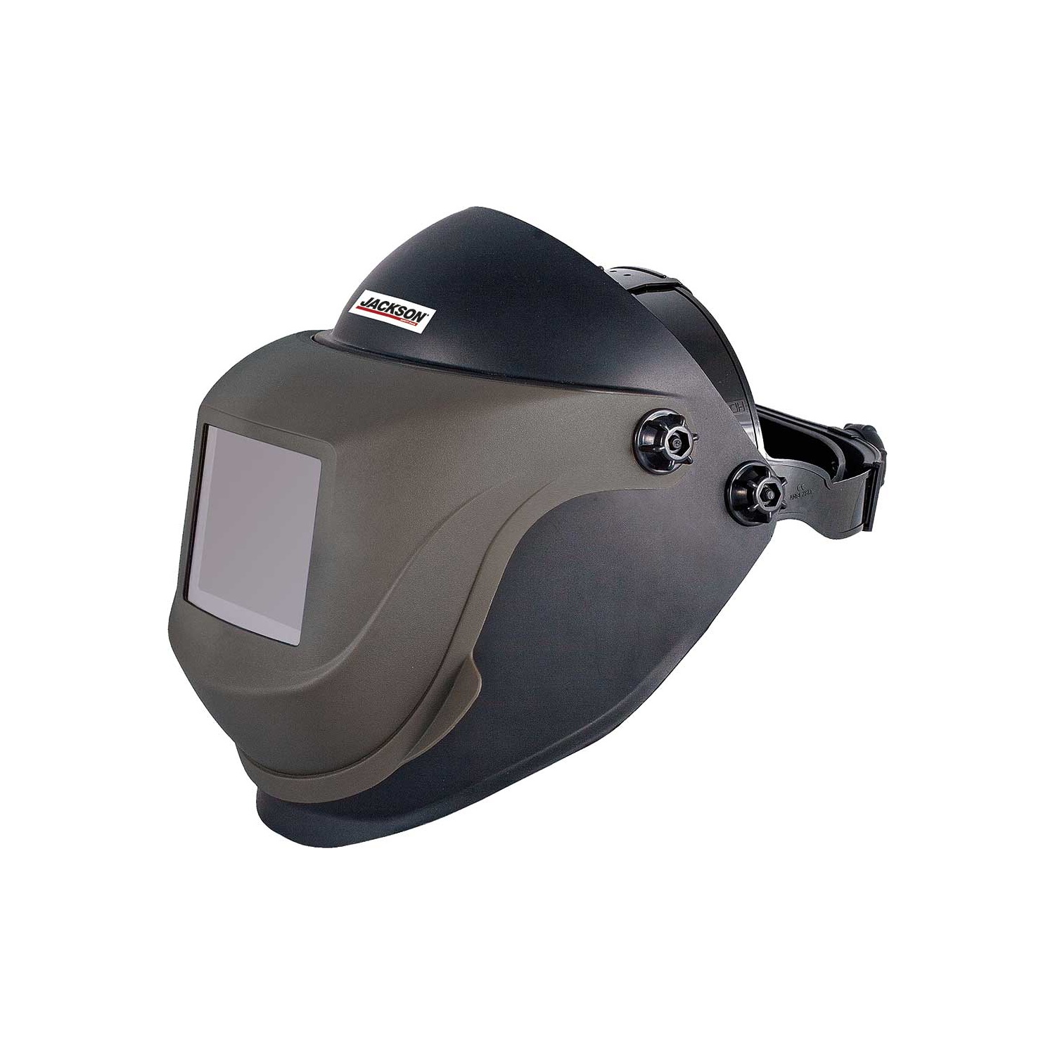 Maschera di saldatura WH30 ALBATROSS completa di: visiera trasparente 160x180 mm, flip front con vet