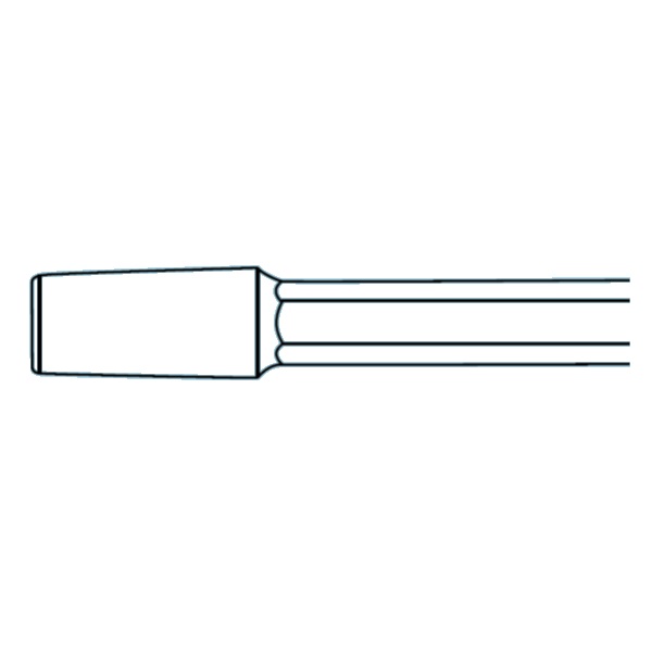 Asta per costipatore: attacco esagonale 25x108 mm, lunghezza tot. 280 mm