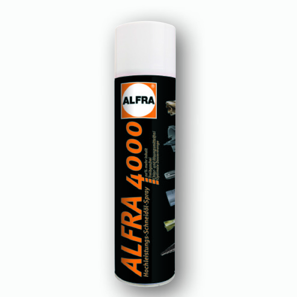 Bomboletta spray Mod. ALFRA 4000: olio da taglio e perforazione, da 300 ml