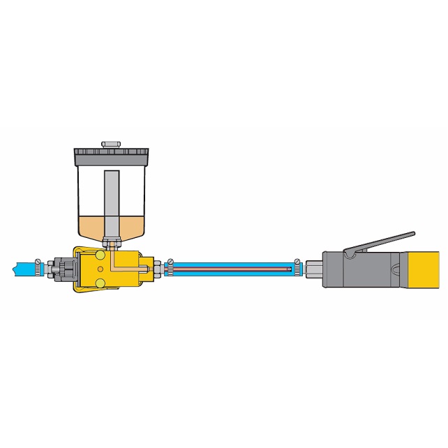 Tubo olio per Mod. DOSOL: in nylon, D.esterno 3,2 mm, da 7,5 Mt, a bagno nell'olio