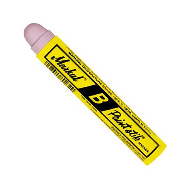 Marcatore a vernice B PAINTSTIK: colore rosa, a bastoncino, D. 17 mm, lunghezza 115 mm, resistente a