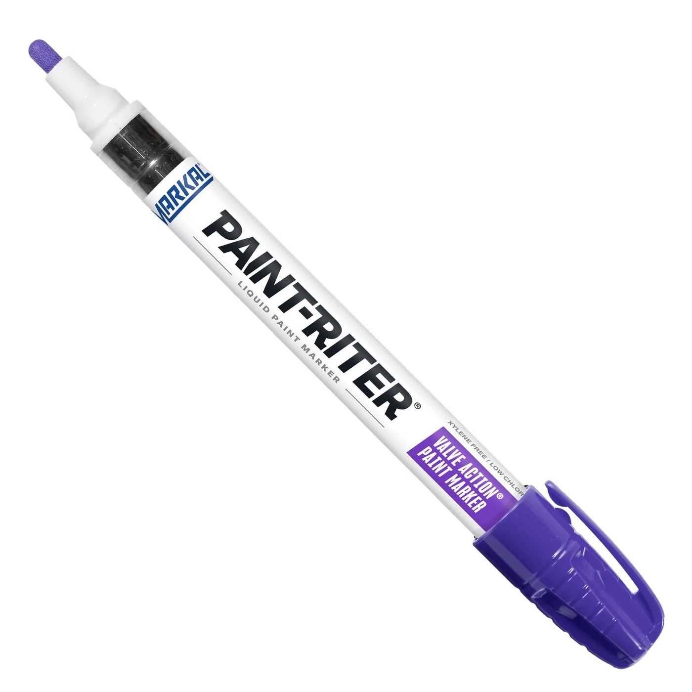 Marcatore a vernice PAINT-RITER: colore viola, indelebile, punta in feltro 3 mm