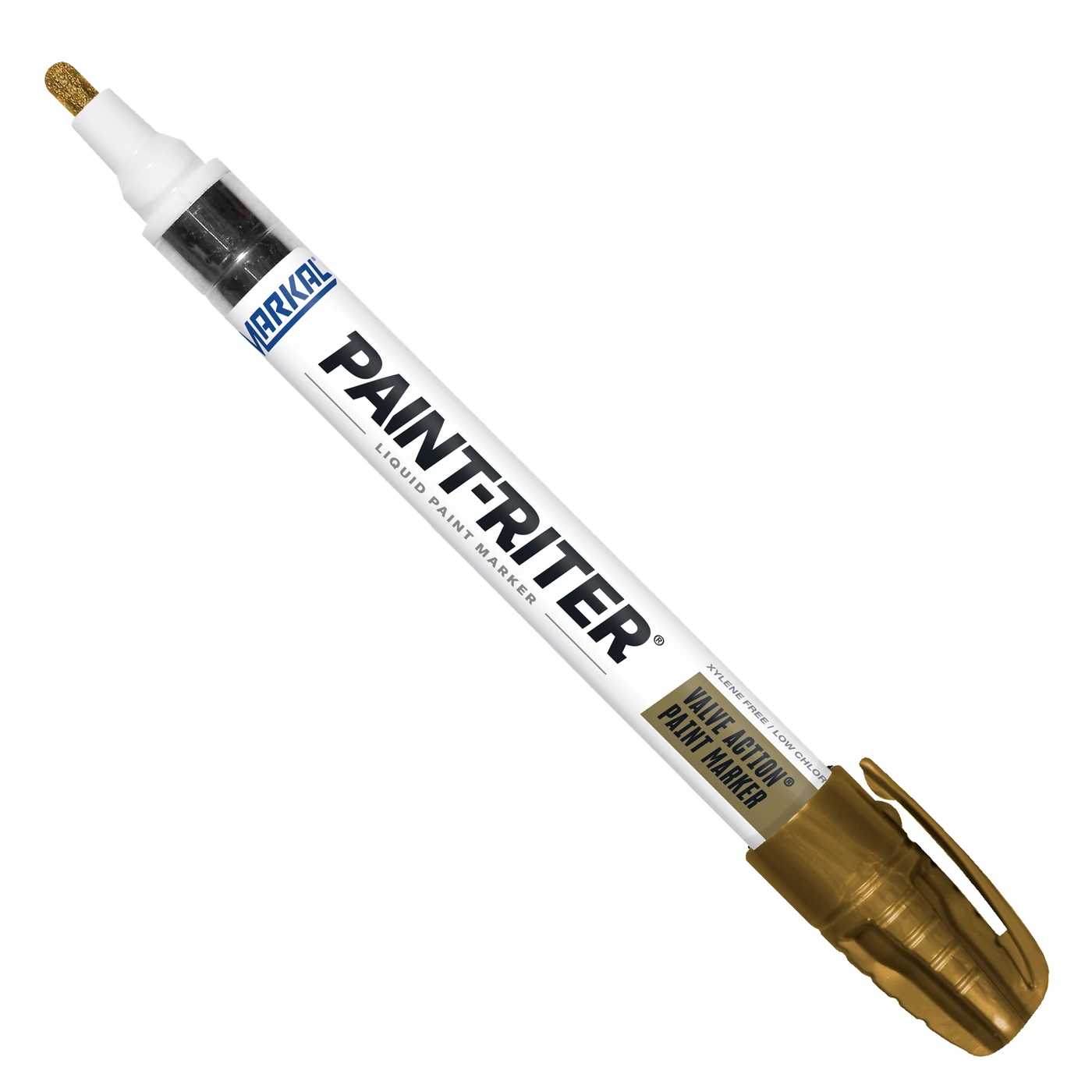 Marcatore a vernice PAINT-RITER: colore oro, indelebile, punta in feltro 3 mm