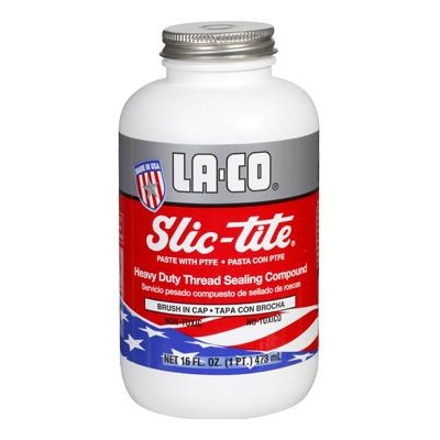 Sigillante per filetti Mod. SLIC-TITE: con PTFE, pennello nel tappo, 115 gr