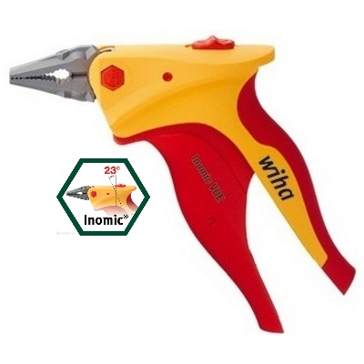 Pinza Mod. Inomic VDE/Z 01 9 16: 25% di forza trasmessa in più, filo da 1,6 a 3,5 mm, peso 160 gr