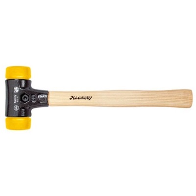 Martello Mod. Safety Soft-face Hammer/832-55: manico in legno, nr.2 teste tonde medium hard in poliu