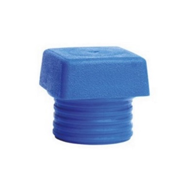 Testa di ricambio per martello Mod. Safety Soft-Face Hammer/833-1: colore blu, quadra da 30 mm, in e