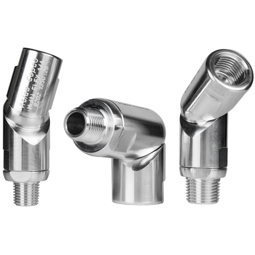 Raccordo girevole Mod. MULTIFLEX: filetto 3/8" NPT, portata consigliata 32 l/s