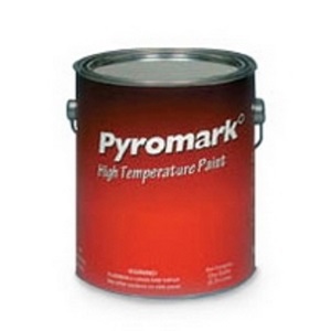 Rivestimento protettivo Mod. PYROMARK: colore nero, temperatura 537°C, tanica da 3,79 Lt