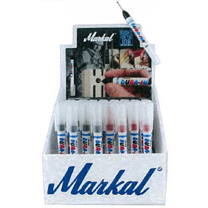 Kit espositore per pennarelli MARKAL DURA-INK 5 completo di: espositore, nr.44 pennarelli DURA-INK 5