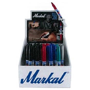 Kit espositore per pennarelli MARKAL DURA-INK 15 completo di: espositore, nr.44 pennarelli DURA-INK 