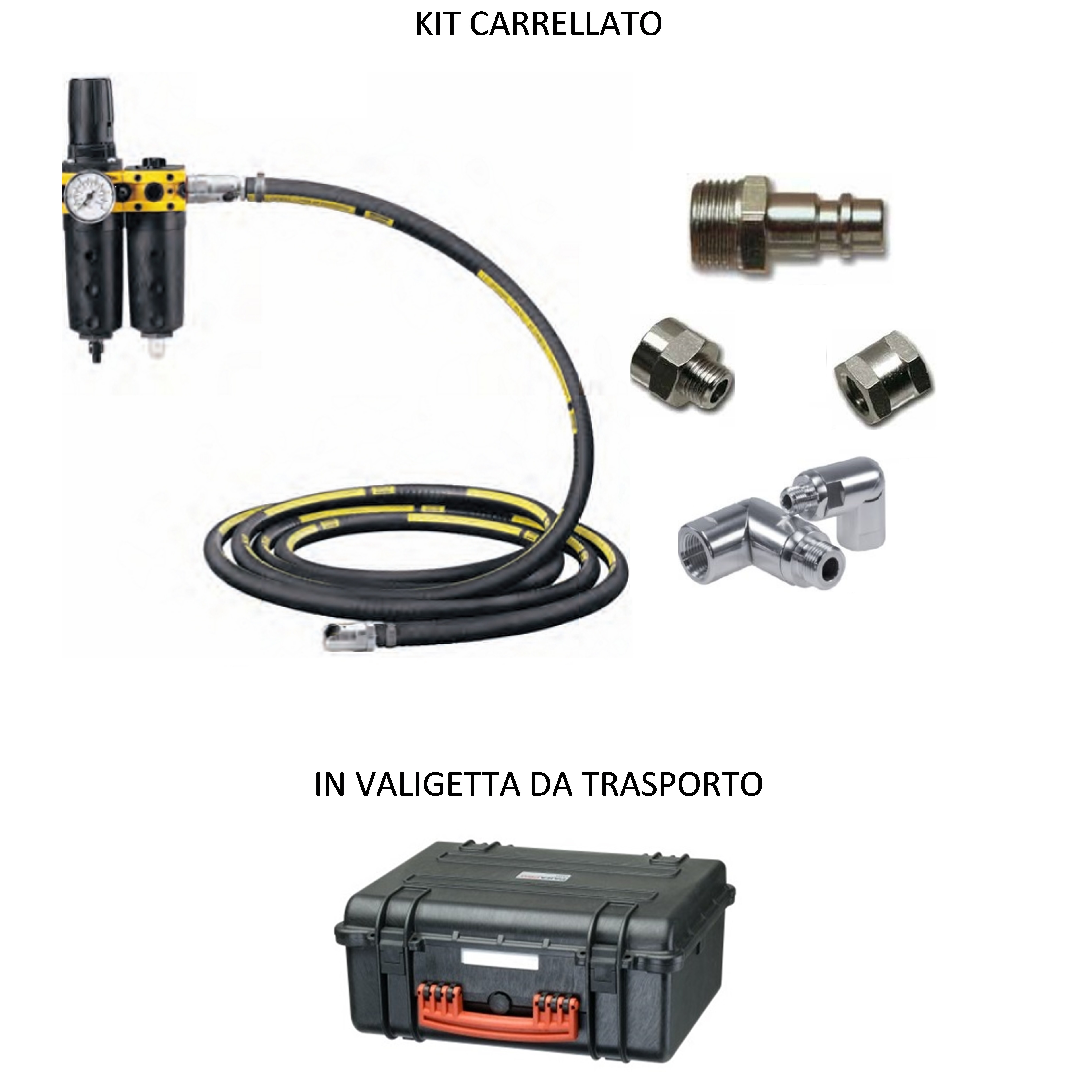 EX_KIT Clean Air Box carrellato PARAPRO_M16L_HD  FRD 16LT/S IN_1/4" + OUT_1xC10xSW1/4"  filtro regol