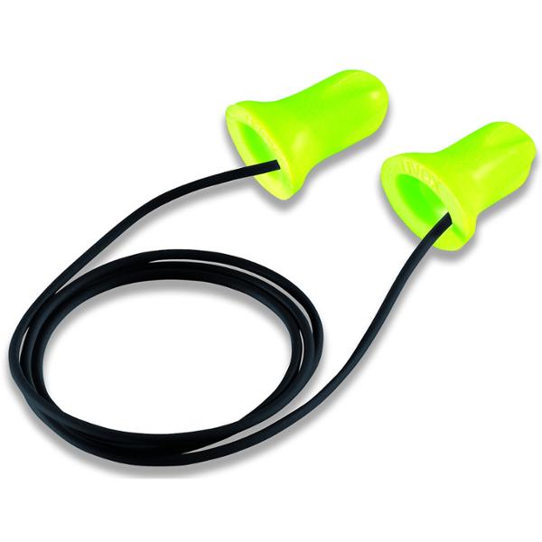 Inserto auricolare Mod. HI-COM 2112-101: con cordino, colore lime, SNR24 (conf. 100 paia)