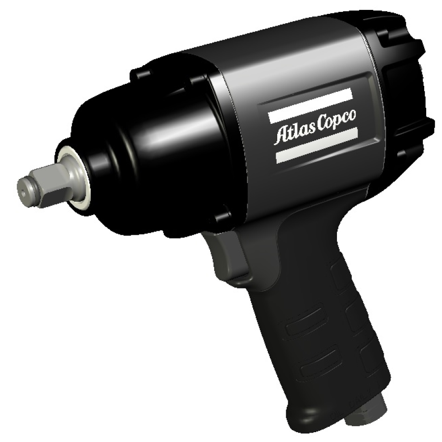 Avvitatore a massa battente Mod. W2415: attacco quadro 1/2", M16, range coppia 150-650 Nm, coppia mi