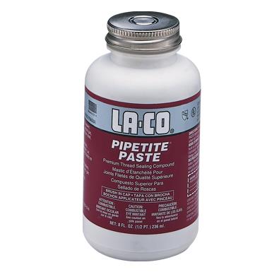 Sigillante per filetti in metallo Mod. PIPE-TITE PASTE: pennello nel tappo, 115 gr