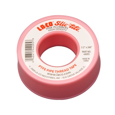 Sigillante per filetti Mod. SLIC-TITE TAPE: a nastro, con PTFE, colore rosa, dimensioni 1,27x660,4 c