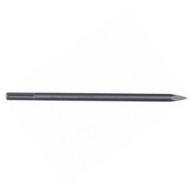 Scalpello a punta: attacco tondo 0,401" (10,2 mm), lunghezza gambo 1-3/4" (44,5 mm), D.corpo 1/2" (1