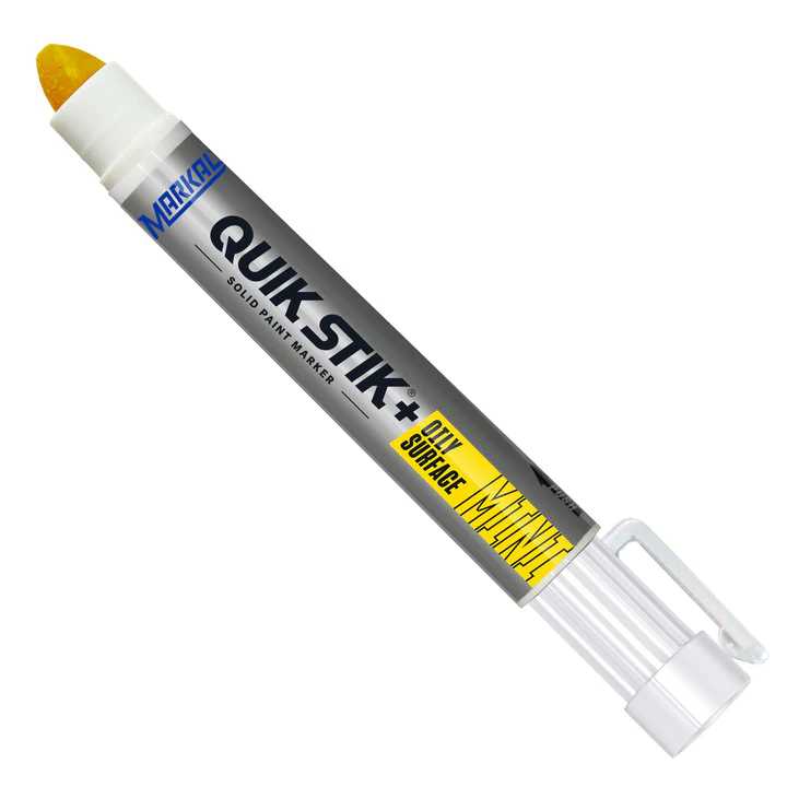 Stick di vernice solida QUIK STIK+: colore giallo, asciugatura rapida, intervallo di marcatura da 10