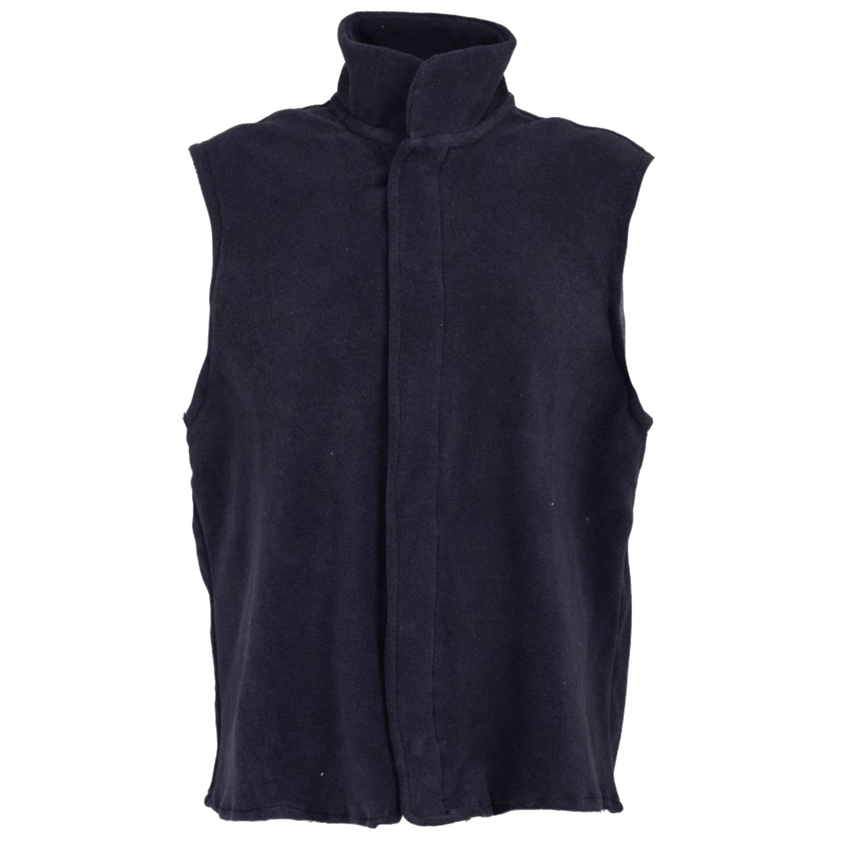 Gilet Mod. NOFLAME: in pile, colore blu, c/bottoni automatici, tg. S-XXL