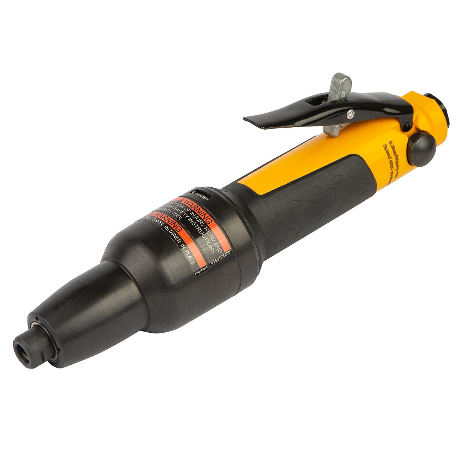 Scalpellatore diritto RVM08B: colpo 100 Hz, energia per colpo 0,9 J, corsa 7,5 mm, lunghezza 273 mm,