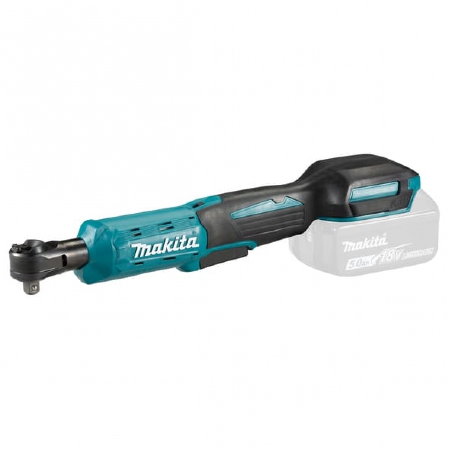 Chiave a cricchetto DWR180ZJ: a batteria, 18V, M5-M12, coppia 47,5 Nm, 1/4"-3/8" quadro, peso 1,6 kg