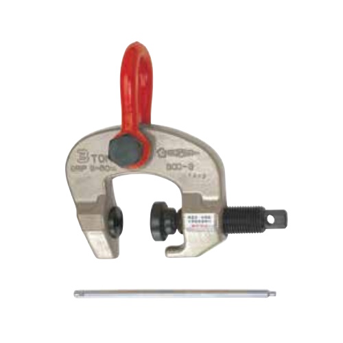 Pinza di sollevamento SCC1.5: con vite di pressione, portata 1.500 kg, apertura 0-32 mm, perso 4 kg