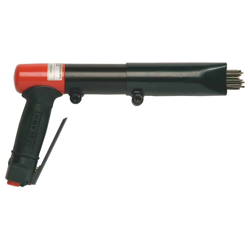 Scalpellatore a ad aghi 123-2100: velocità 3.000 colpi/min, corsa 36,6 mm, lunghezza 330 mm, peso 2,