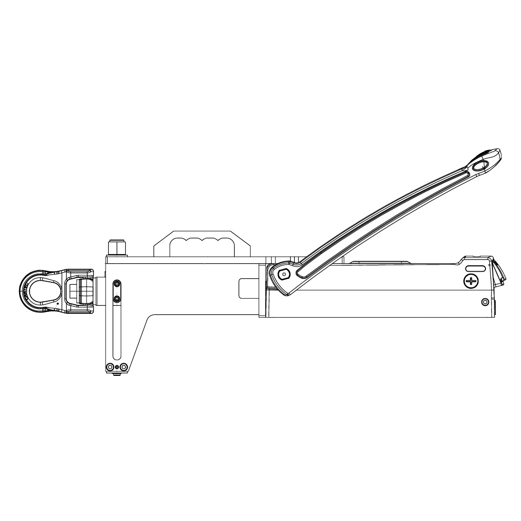 Sollevatore magnetico AML 1000 V ADV E 200L: collo lungo utile 200 mm, con sistema baricentrico grad