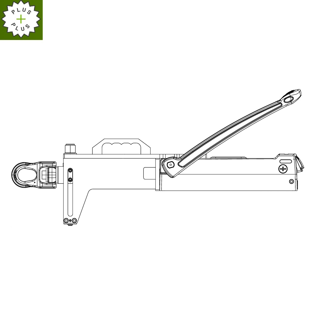 Sollevatore magnetico AML 1000 V ADV E 200L PLUS: collo lungo utile 200 mm, con sistema baricentrico